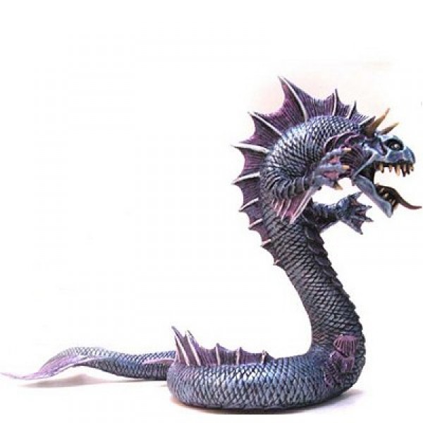 Figurine Grand dragon des mers : Bleu argenté - Plastoy-60239