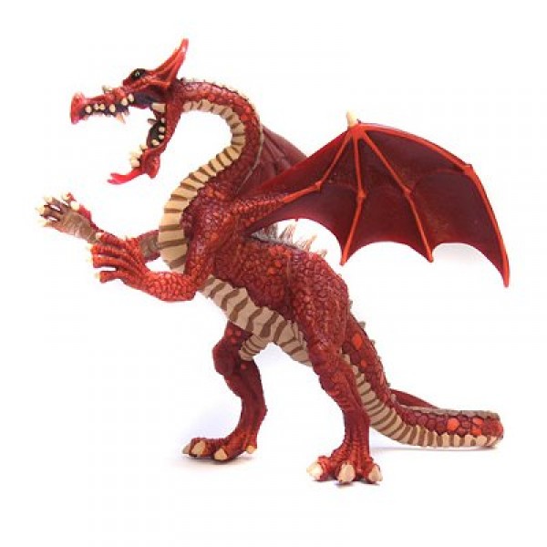 Figurine Grand dragon rouge - Plastoy-60436