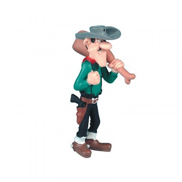 Figurine Lucky Luke : Averell Dalton et le jambon - Plastoy-63110