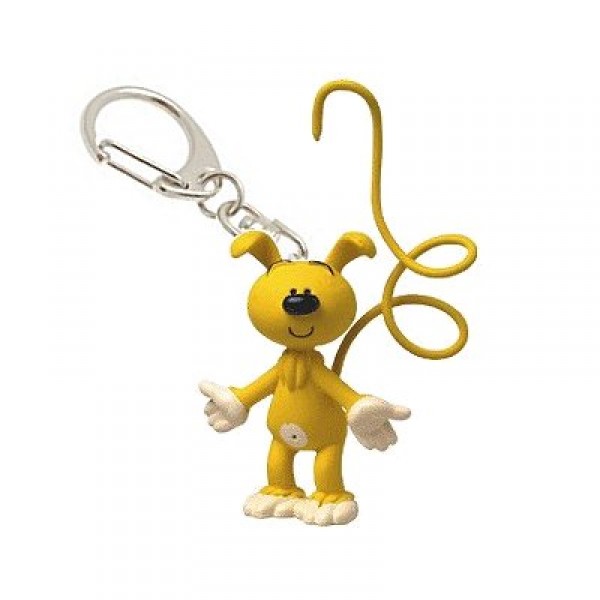 Porte-clés Marsupilami : Le bébé marsu jaune Bibu - Plastoy-65043