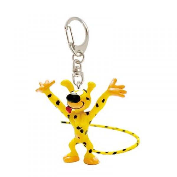 Porte-clés mini Marsupilami : Marsupilami heureux - Plastoy-62330