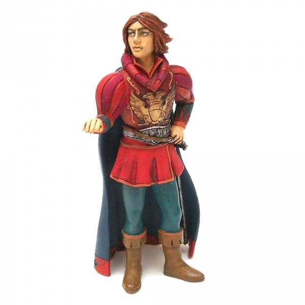 Figurine Prince charmant en habit rouge - Plastoy-61366