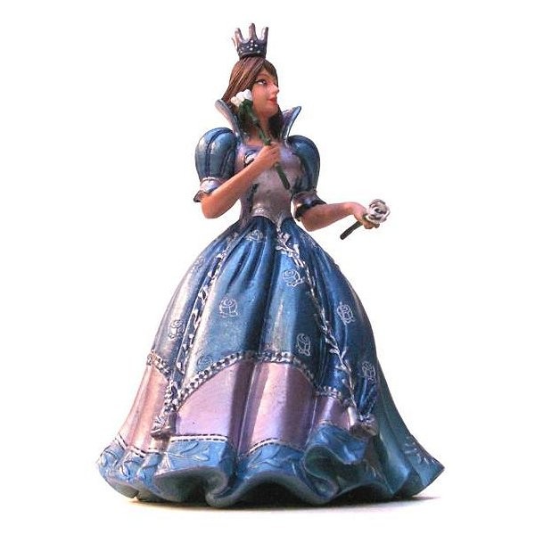 Figurine Princesse aux roses : Robe bleue - Plastoy-61363