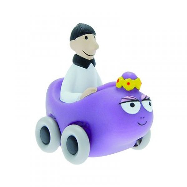 Voiture Barbapapa : François en voiture Barbabelle - Plastoy-80604