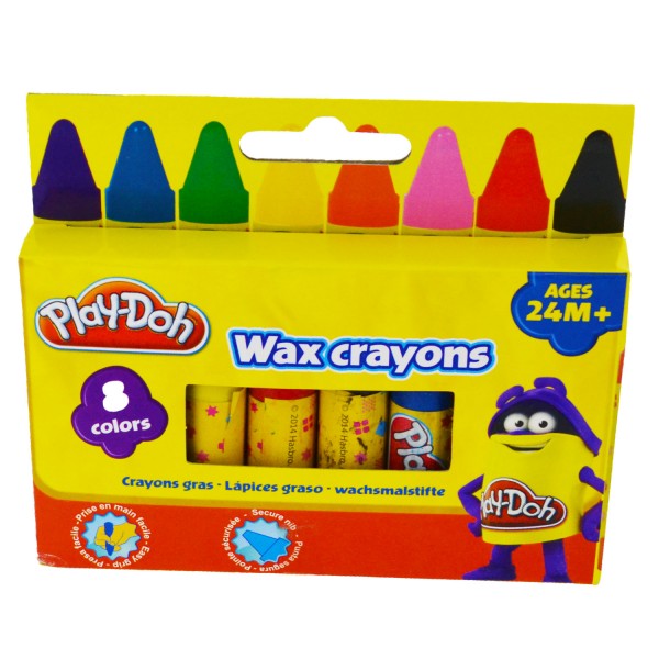 Crayon Gras Pay-Doh x8 - PlayDoh-CPDO002