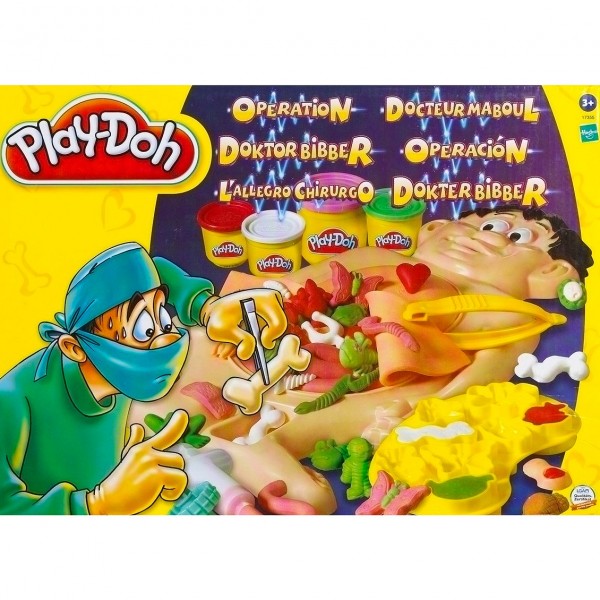 Pâte à modeler Play-Doh : Opération Docteur Maboul - Hasbro-17355