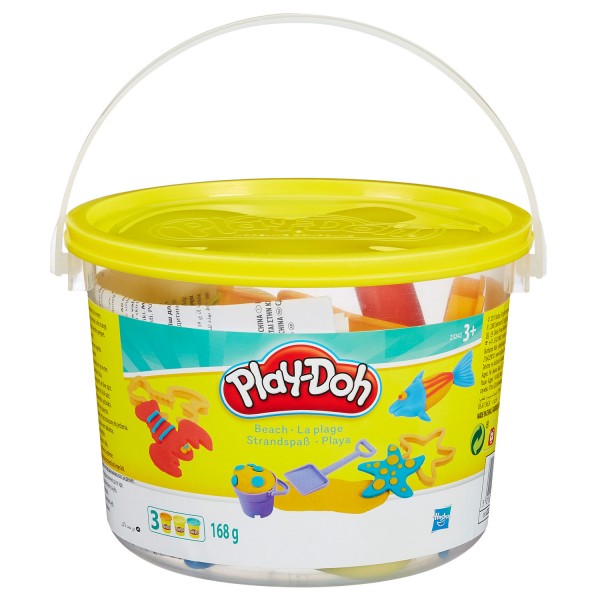 Pâte à modeler Play-Doh Mini baril : La plage - Hasbro-23414-23242