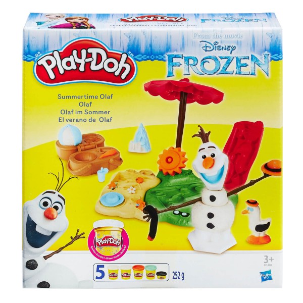 Pâte à modeler PlayDoh : La Reine des Neiges (Frozen) : Olaf en été - Hasbro-B3401