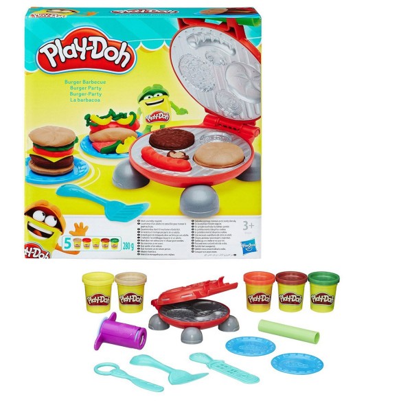 PlayDoh Modelliermasse: Burger-Party - Hasbro-B5521