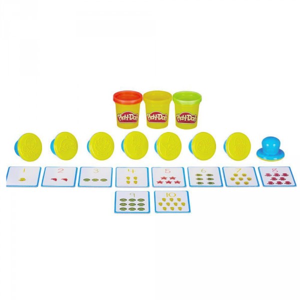 Pâte à modeler Play-Doh : Modeler et apprendre : Les chiffres - Hasbro-B3406