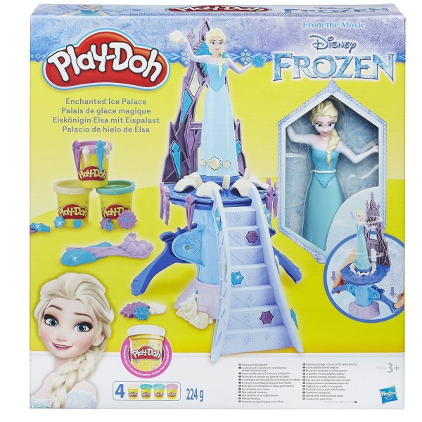 Pâte à modeler PlayDoh La Reine des neiges (Frozen) : Palais de glace magique - Hasbro-B5530EU40