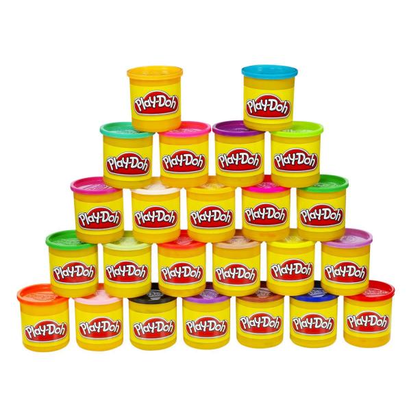 Pack of 24 pots of Play-Doh modeling clay - Hasbro-20383F02