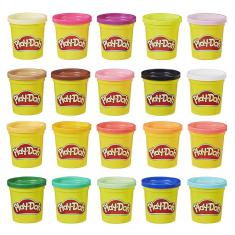 Pack de 20 botes de plastilina Play-Doh