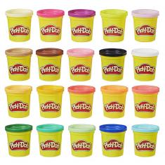 Pack of 20 pots of Play-Doh modeling clay