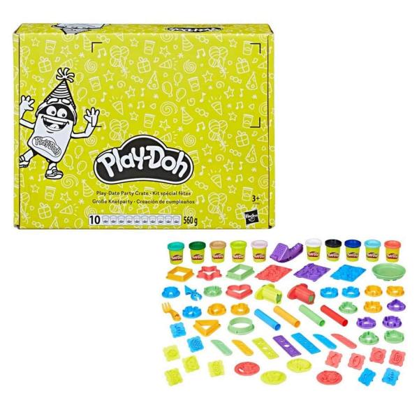 Caja de masa para modelar Play-Doh Party - Hasbro-E2542F02