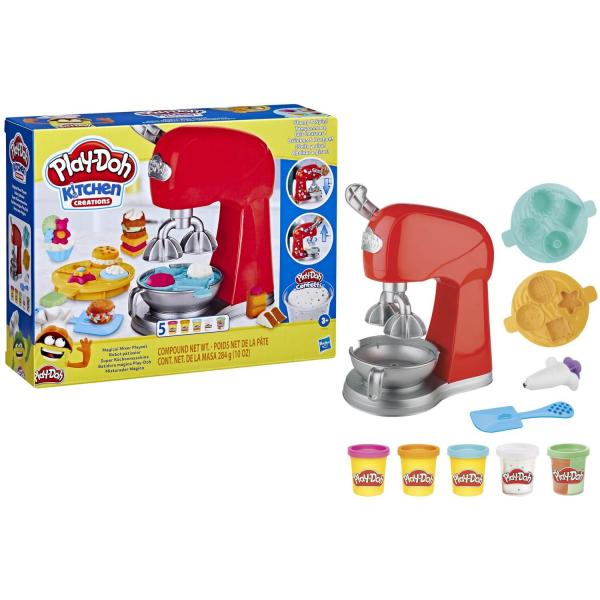 Pâte à modeler Play-Doh: Kitchen Creations: robot pâtissier - Hasbro-F47185L0