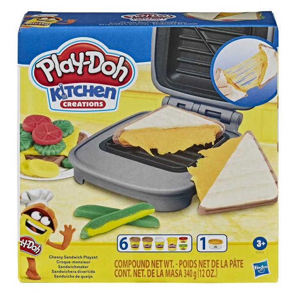 Coffret Play-Doh Kitchen Creations : Croque-monsieur - Hasbro-E76235L0