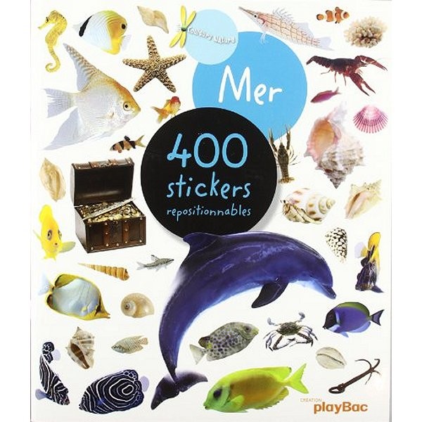Stickers repositionnables : 400 autocollants Mer - PlayBac-124438891