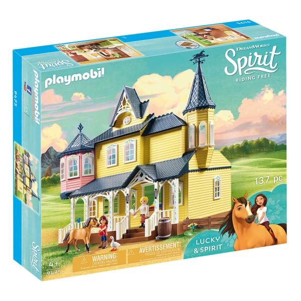 Playmobil 9475 : Spirit : Maison de Lucky - Playmobil-9475