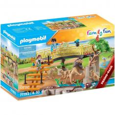 Playmobil 71192 Family Fun : Espace des lions