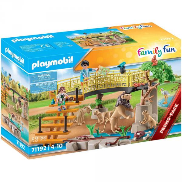 Playmobil 71192 Family Fun : Espace des lions - Playmobil-71192