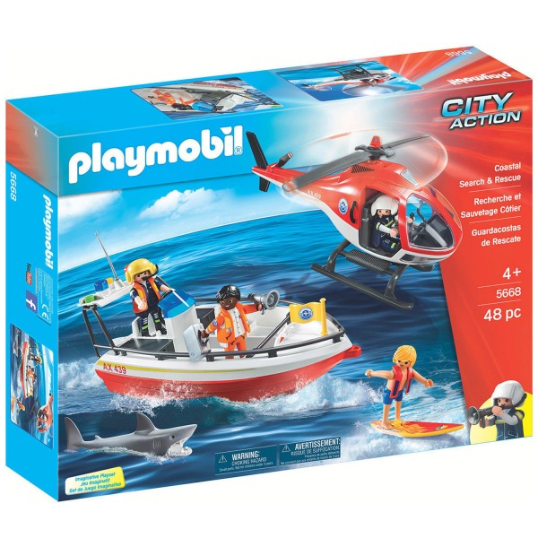 Playmobil 5668 : City Action : Recherche et sauvetage côtier - Playmobil-5668
