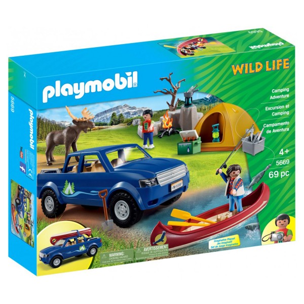 Playmobil 5669 Wild Life : Excursion et camping - Playmobil-5669