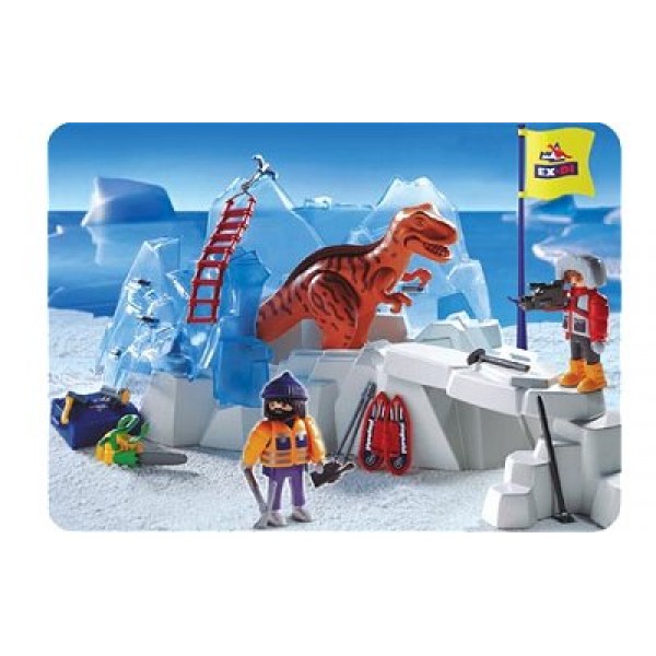 3170 - Explorateurs polaires et Dinosaure - Playmobil-3170