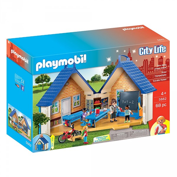Playmobil 5662 City Life : Ecole transportable - Playmobil-5662