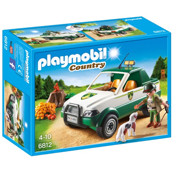 Playmobil 6812 : Country : Garde forestier avec pick-up - Playmobil-6812