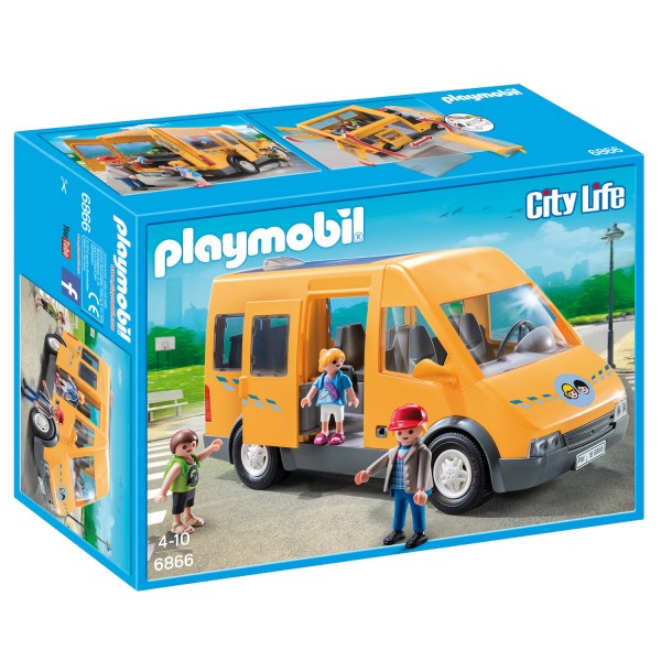 Playmobil 6866 City Life : Bus scolaire - Playmobil-6866
