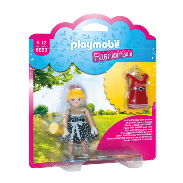 Playmobil 6883 Fashion Girls : Tenue rétro - Playmobil-6883