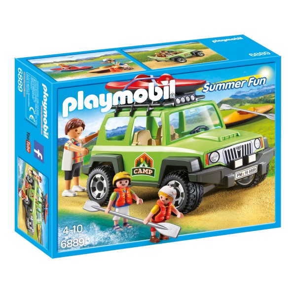 Playmobil 6889 Summer Fun : 4x4 de randonnée avec kayaks - Playmobil-6889