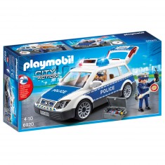 Playmobil 6920 City Action : Voiture de policiers avec gyrophare et sirène