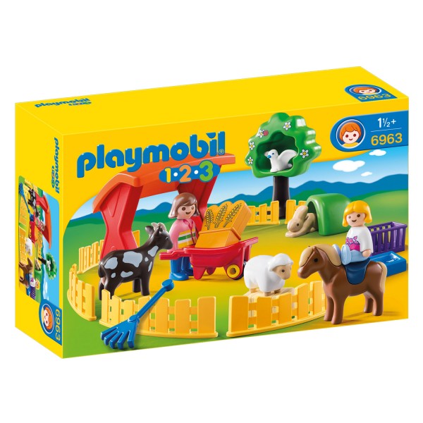 Playmobil 6963 1.2.3. : Parc animalier - Playmobil-6963