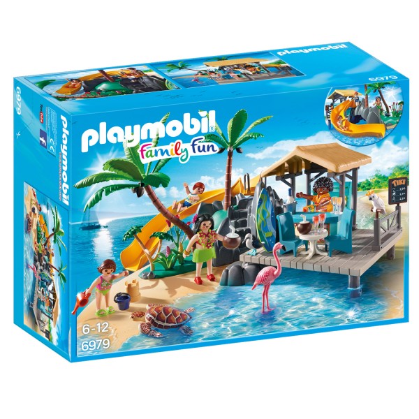 Playmobil 6979 Family Fun : Ile avec vacanciers - Playmobil-6979