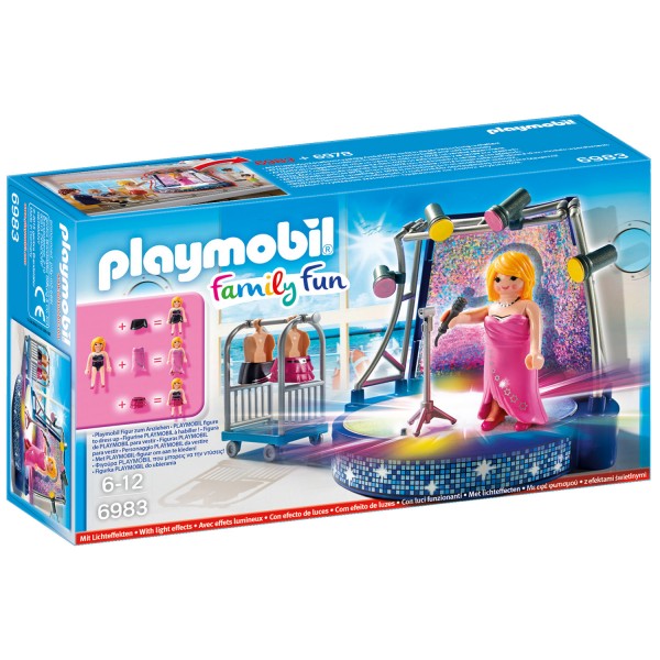 Playmobil 6983 Family Fun : Scène avec artiste - Playmobil-6983