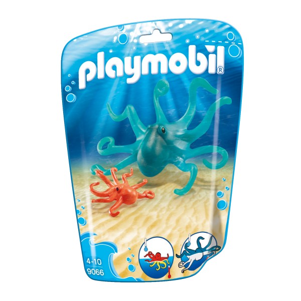 Playmobil 9066 Family Fun : Pieuvre et son petit - Playmobil-9066