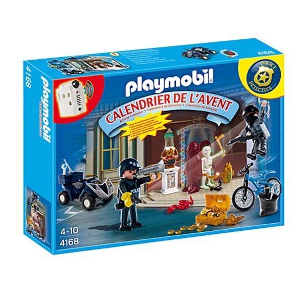 Playmobil 4168 : Calendrier de l'Avent : Policier et voleurs - Playmobil-4168