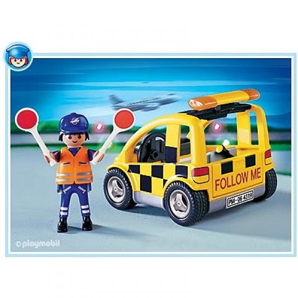 Playmobil 4319 - Agent de signalisation / voiture - Playmobil-4319