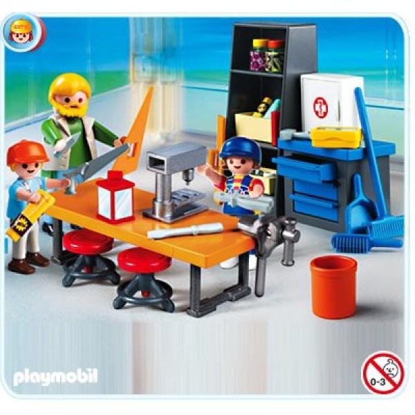 Playmobil 4326 : Classe de technologie - Playmobil-4326