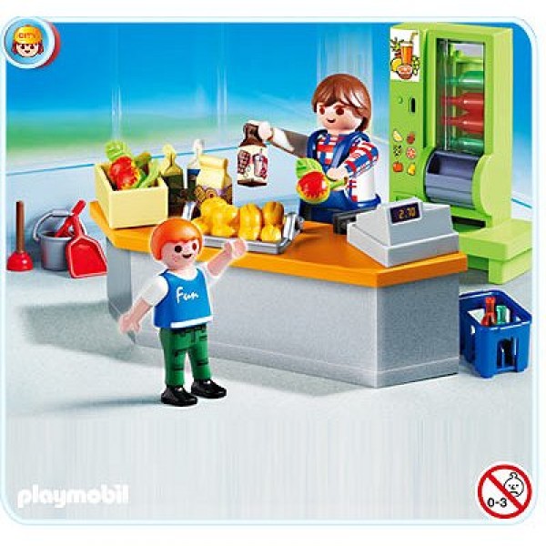 Playmobil 4327 : Boutique et matériel d'entretien - Playmobil-4327