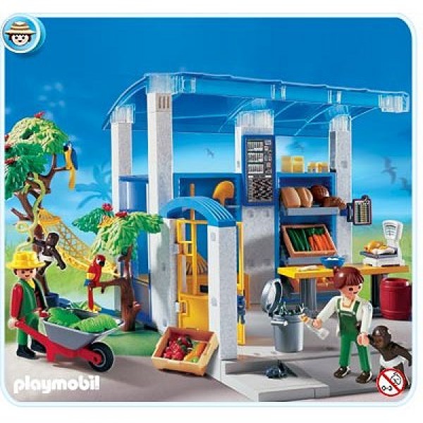 Playmobil 4461 - Local stockage aliments pour animaux - Playmobil-4461