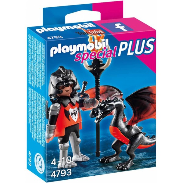 Playmobil 4793 : Spécial Plus : Chevalier avec dragon - Playmobil-4793