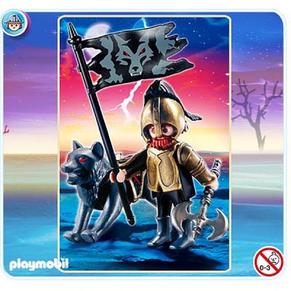 Playmobil 4810 : Chevalier des loups avec hache - Playmobil-4810