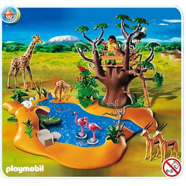 Playmobil 4827 - Poste d'observation et animaux de la savane - Playmobil-4827
