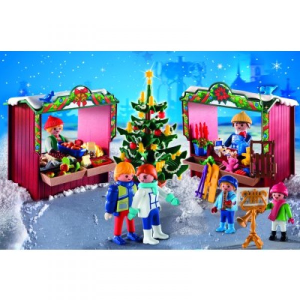 Playmobil 4891 : Marché de Noël - Jeux et jouets Playmobil - Avenue des