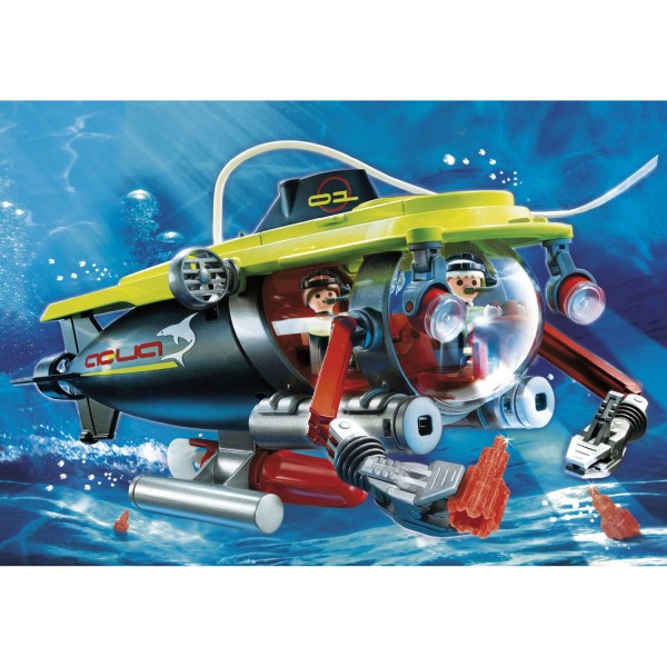 Playmobil 4909 : Sous-marin avec explorateurs - Playmobil-4909
