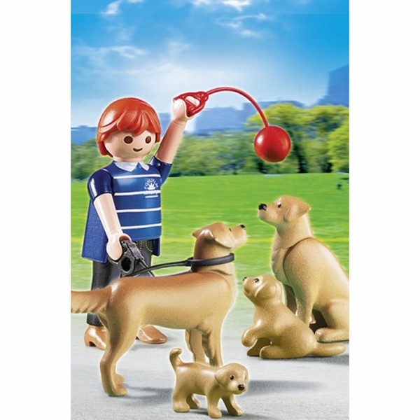 Playmobil 5109 - Famille de Golden Retrievers - Playmobil-5209