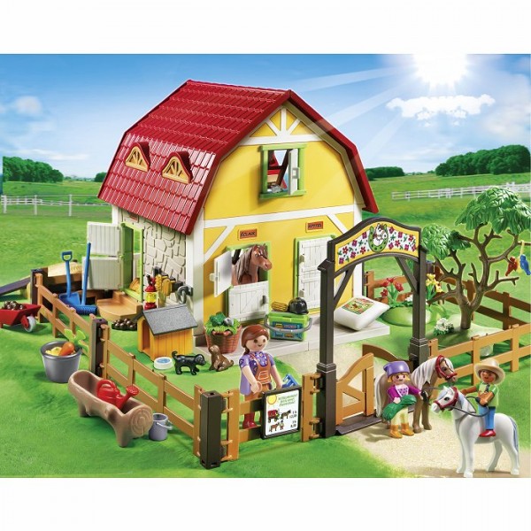 Playmobil 5222 : Ranch avec poneys - Playmobil-5222